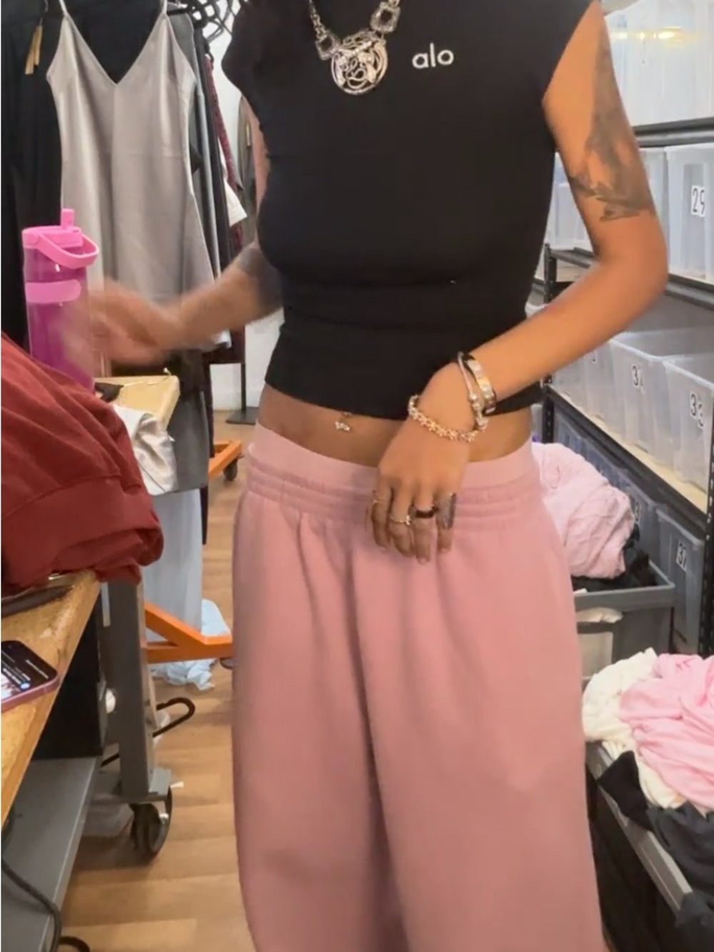 SKIMS Cantaloupe Straight Leg Pants XS